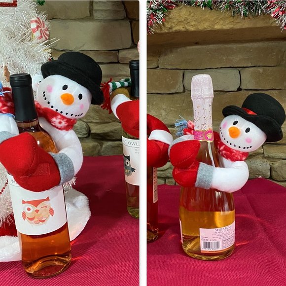 Christmas Home Décor Snowmen Windows Curtain Buckle Holder Fastener Tieback 2pc - Picture 6 of 8